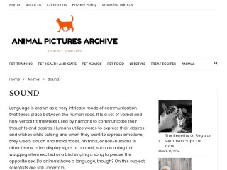 Screenshot sito: Animal Sound Clips