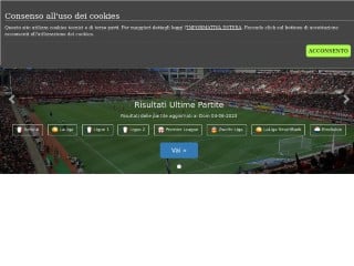 Screenshot sito: CalcioStats.xyz