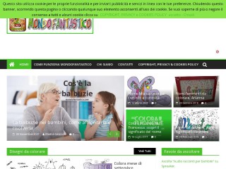 Screenshot sito: Mondofantastico.com