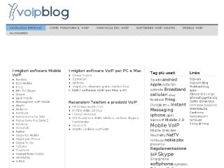 Screenshot sito: VoIPblog