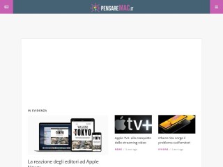 Screenshot sito: PensareMac.it