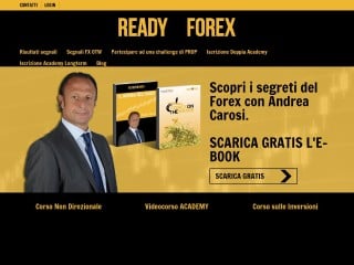 Screenshot sito: Ready To Forex