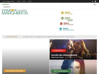 Screenshot sito: Radio Margherita
