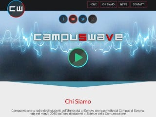Screenshot sito: CampuswaveTV