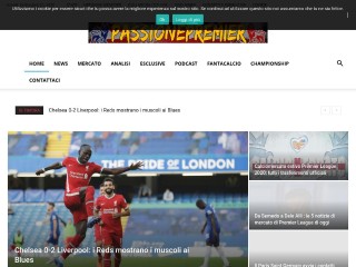 Screenshot sito: PassionePremier.com