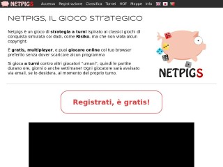 Screenshot sito: Netpigs