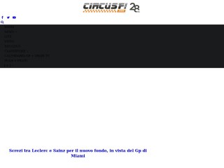 Screenshot sito: Circusf1.com