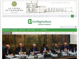 Screenshot sito: Confagricoltura.it