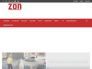 Screenshot sito: Zon