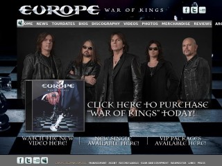 Screenshot sito: Europe