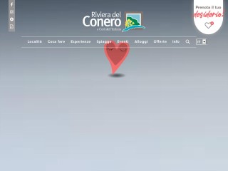 Screenshot sito: Rivieradelconero.info