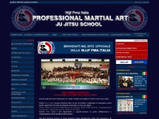 Screenshot sito: World Ju-Jitsu Federation Italia