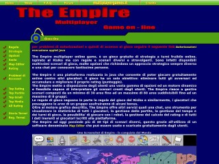 Screenshot sito: The Empire