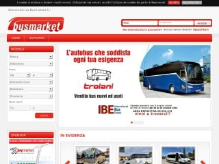 Screenshot sito: BusMarket.it