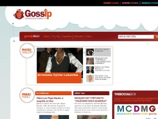 Screenshot sito: Gossip Likers