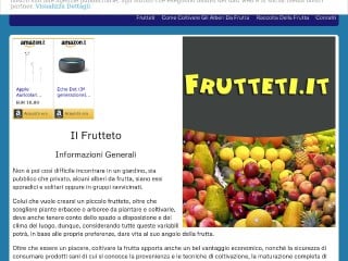 Screenshot sito: Frutteti.it