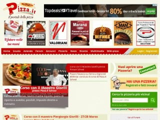 Screenshot sito: Pizza.it