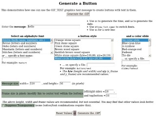 Screenshot sito: Generate a Button