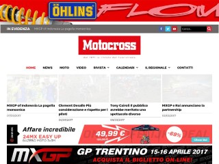 Screenshot sito: Motocross.it