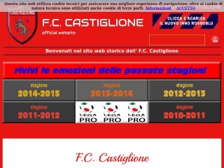 Screenshot sito: Castiglione