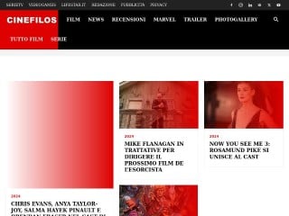 Screenshot sito: Cinefilos.it