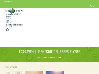 Screenshot sito: Ecoseven.net