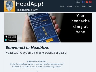Screenshot sito: HeadApp!
