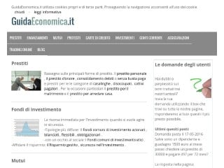 Screenshot sito: GuidaEconomica.it