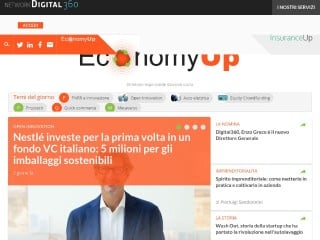 Screenshot sito: EconomyUp
