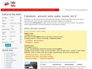 Screenshot sito: CuboAuto