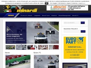 Screenshot sito: Minardi