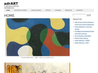 Screenshot sito: Adrart.it