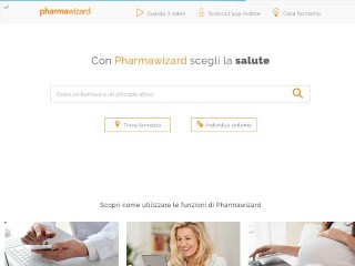 Screenshot sito: PharmaWizard
