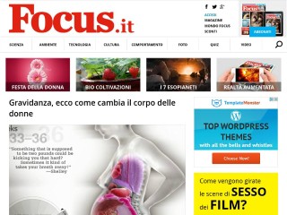 Screenshot sito: Focus