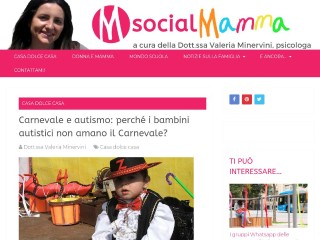 Screenshot sito: SocialMamma