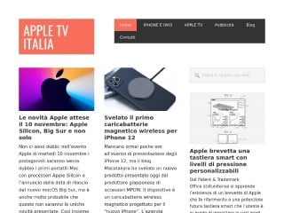 Screenshot sito: Apple TV Italia