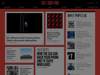 Screenshot sito: Wired