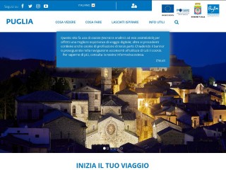 Screenshot sito: ViaggiareinPuglia.it