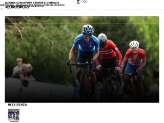 Screenshot sito: Eurosport