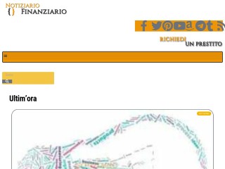 Screenshot sito: Notiziario Finanziario