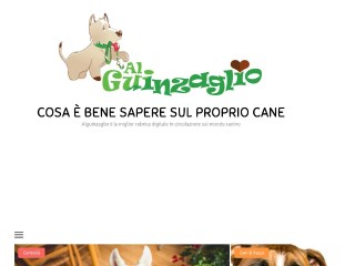 Screenshot sito: Al Guinzaglio 