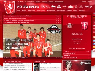 Screenshot sito: Twente