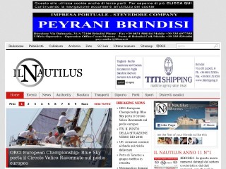 Screenshot sito: Il Nautilus