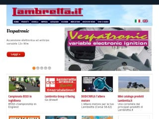 Screenshot sito: Lambretta.it