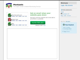 Screenshot sito: Montastic.com