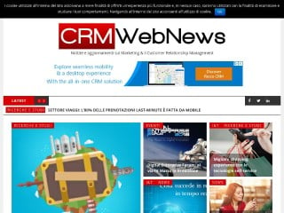 Screenshot sito: CRM Web News