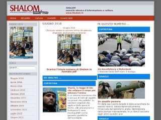 Screenshot sito: Shalom.it