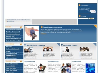 Screenshot sito: Lazio Imprese