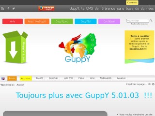 Screenshot sito: GuppY