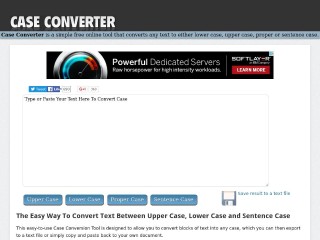 Screenshot sito: Caseconverter.com